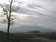 amanecer con niebla valle del Manubles